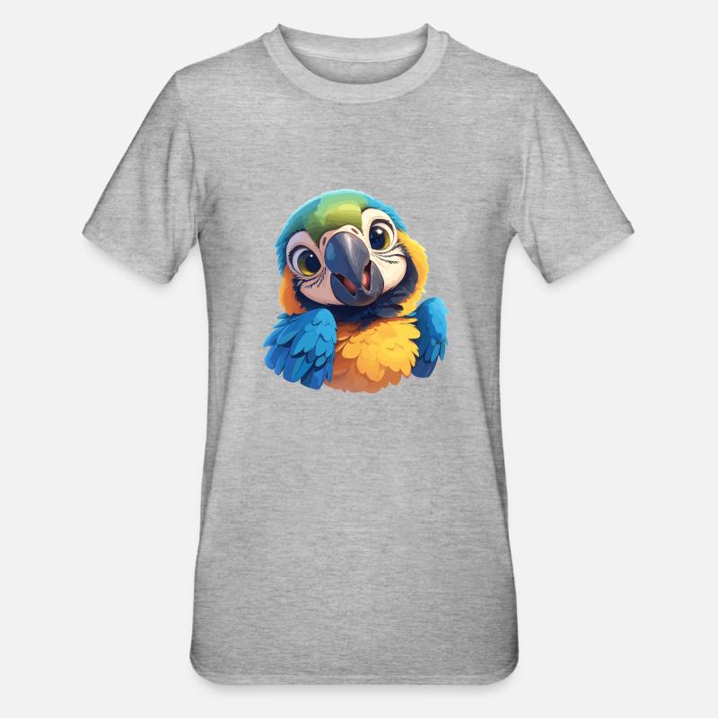 Aras Ara - Unisex Polycotton T-Shirt - Grau meliert