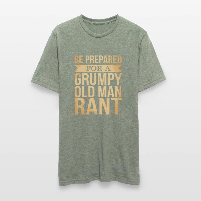 Grumpy Old Man Grumpy Unisex Polycotton T-Shirt