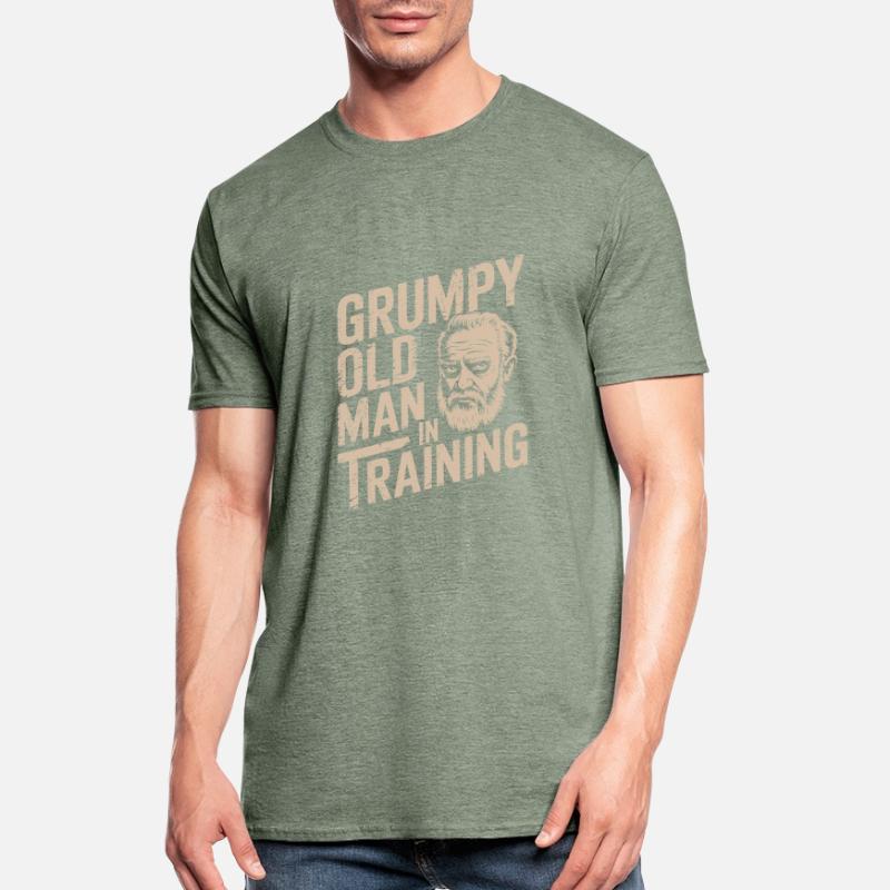 Grumpy Old Man Grumpy Unisex Polycotton T-Shirt