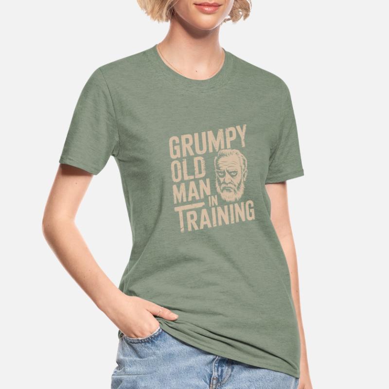 Grumpy Old Man Grumpy Unisex Polycotton T-Shirt
