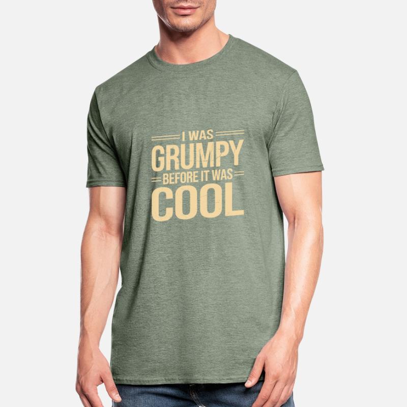 Grumpy Old Man Grumpy Unisex Polycotton T-Shirt