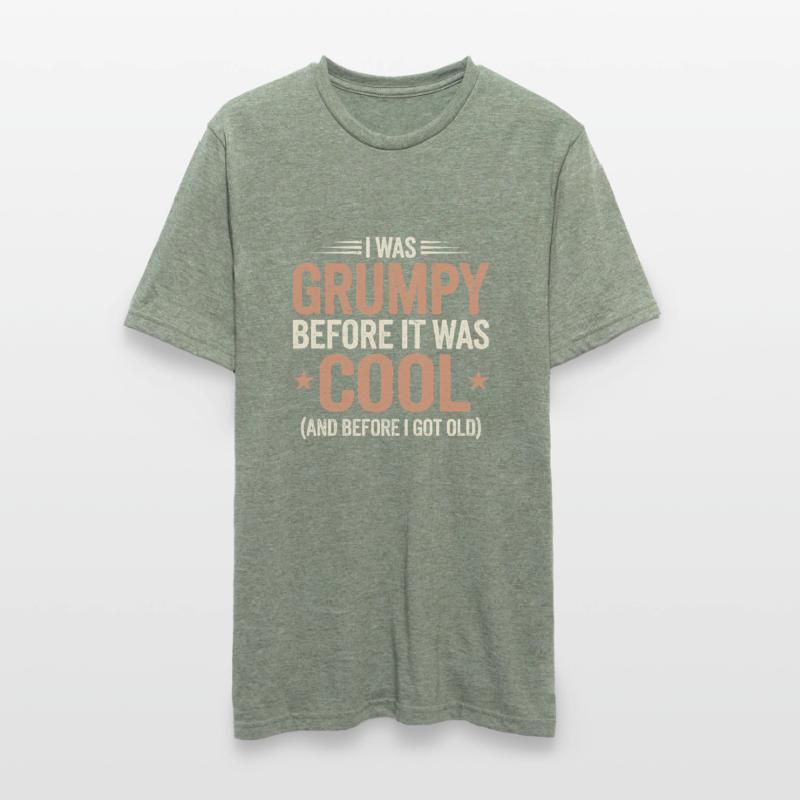 Grumpy Old Man Grumpy Unisex Polycotton T-Shirt