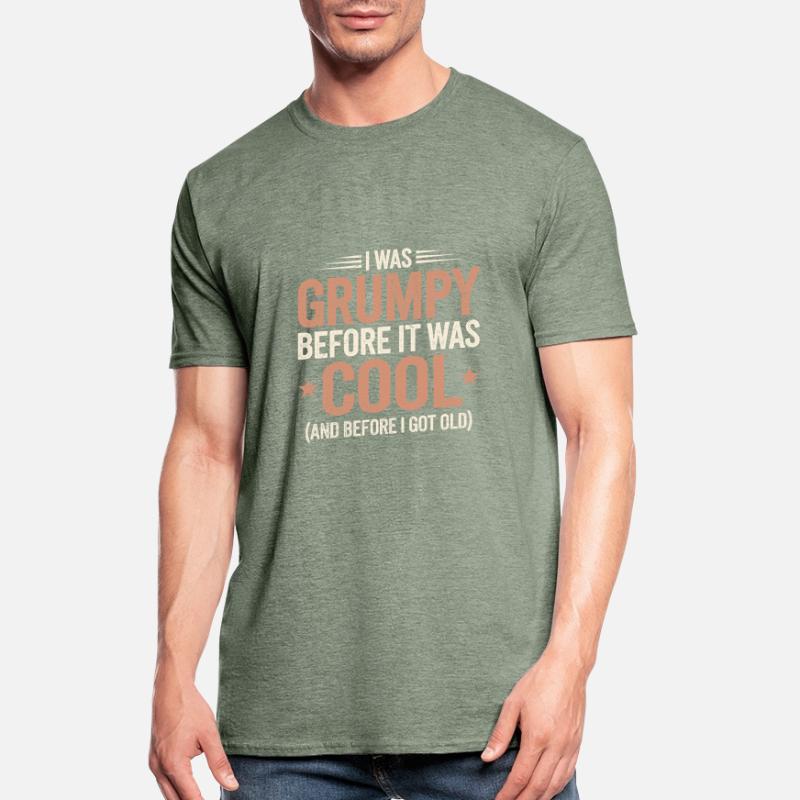 Grumpy Old Man Grumpy Unisex Polycotton T-Shirt