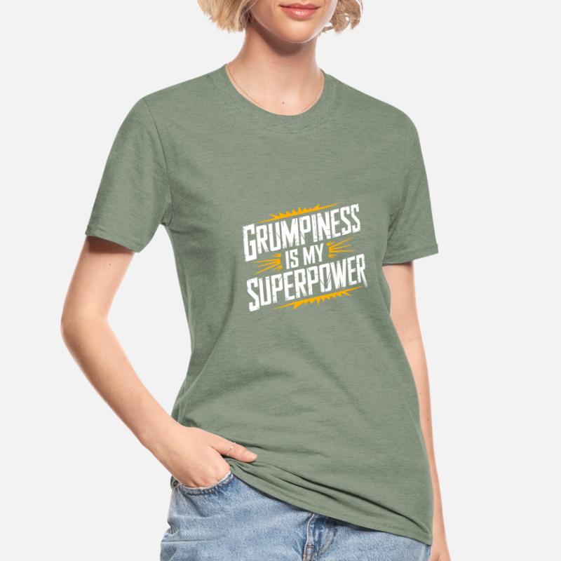 Grumpy Old Man Grumpy Unisex Polycotton T-Shirt