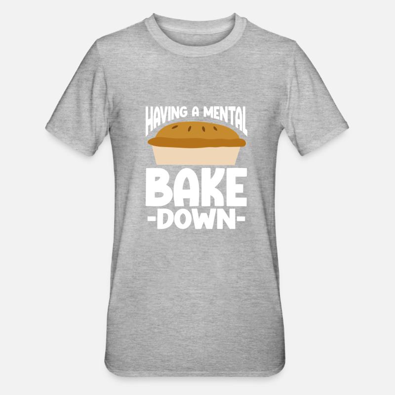 Baking Bakery Baker - Unisex Polycotton T-Shirt - heather grey
