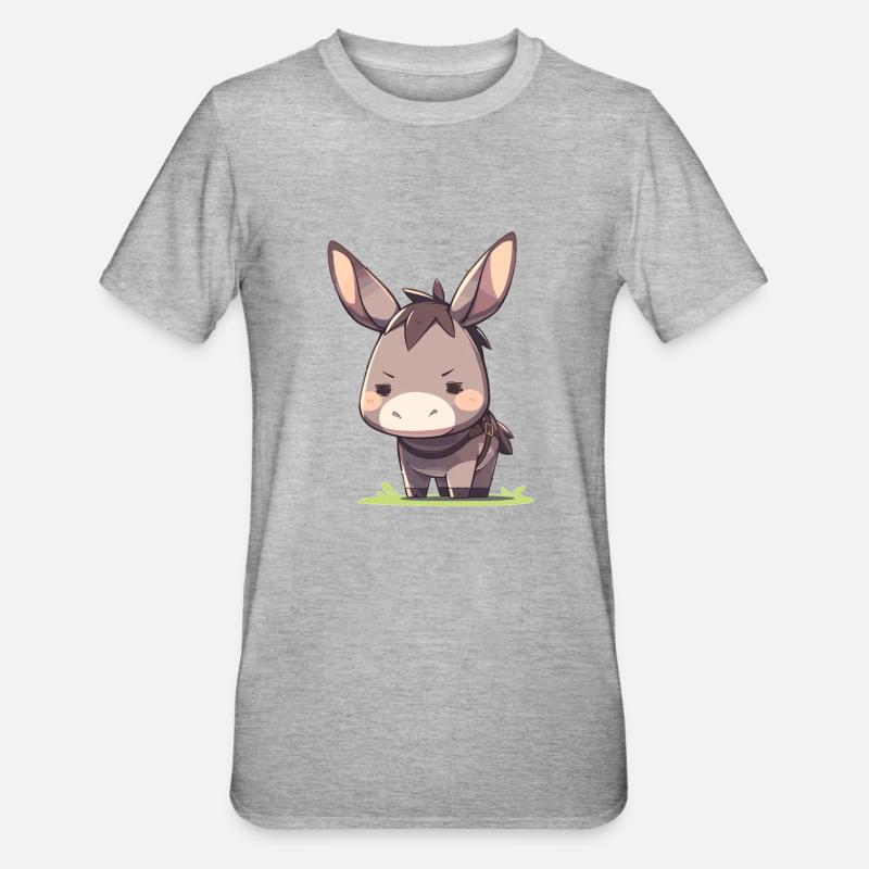 Mules Mule - T-shirt polycoton Unisexe - gris chiné