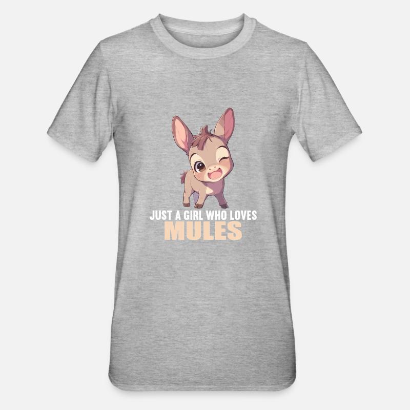 Mules Mule - T-shirt polycoton Unisexe - gris chiné