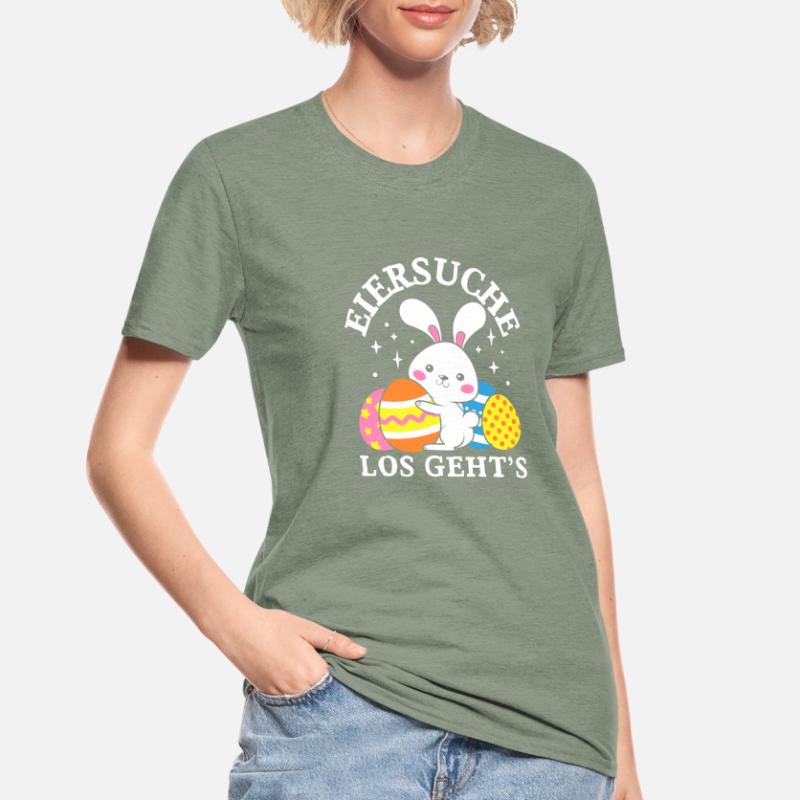 Egg Hunt Let's Go Easter Easter Bunny Easter Eggs Unisex Polycotton T-Shirt