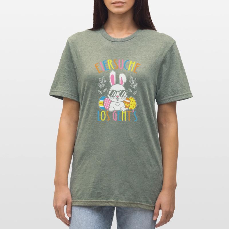 Egg Hunt Let's Go Easter Easter Bunny Easter Eggs Unisex Polycotton T-Shirt