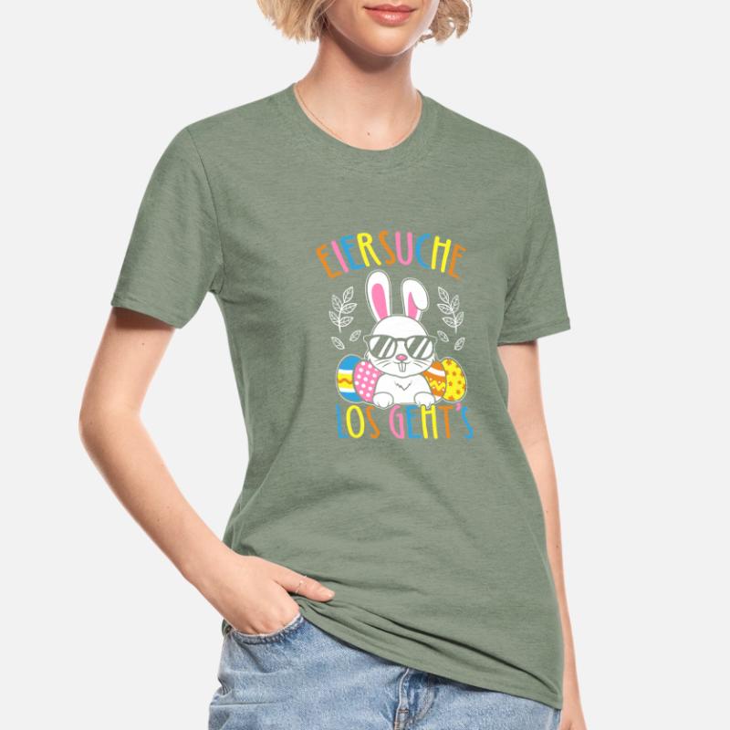 Egg Hunt Let's Go Easter Easter Bunny Easter Eggs Unisex Polycotton T-Shirt