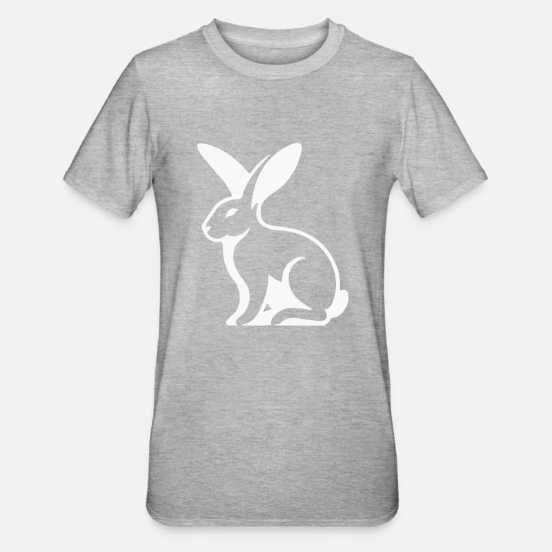 Lapin Lapin - T-shirt polycoton Unisexe - gris chiné