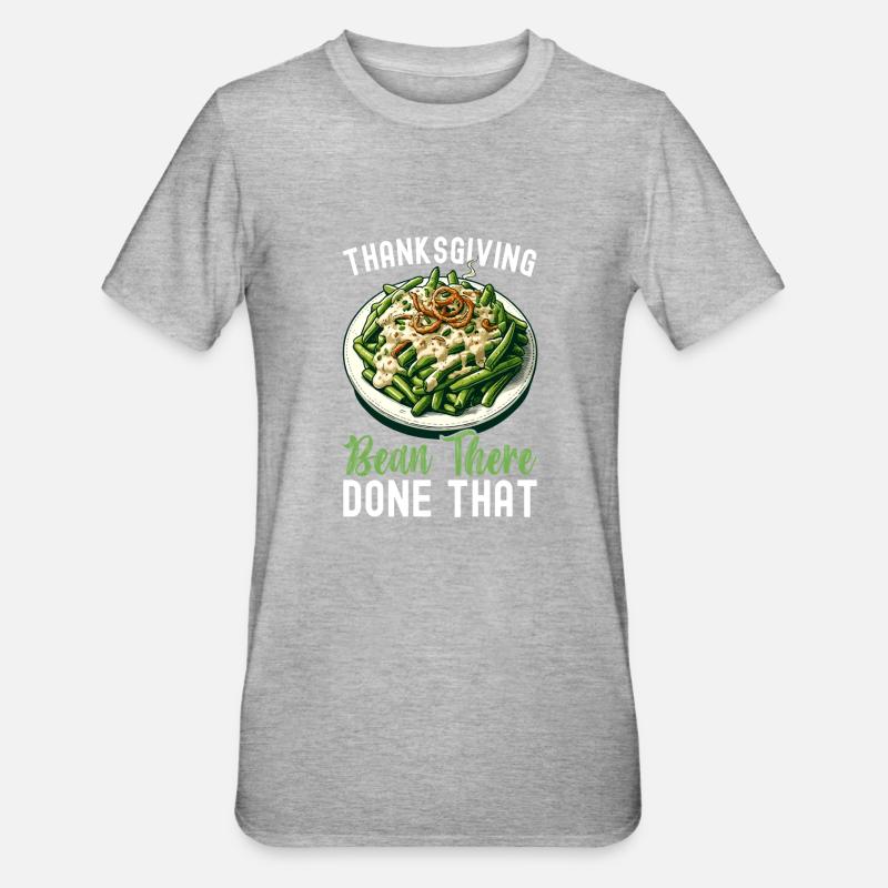 Casserole de haricots verts - T-shirt polycoton Unisexe - gris chiné
