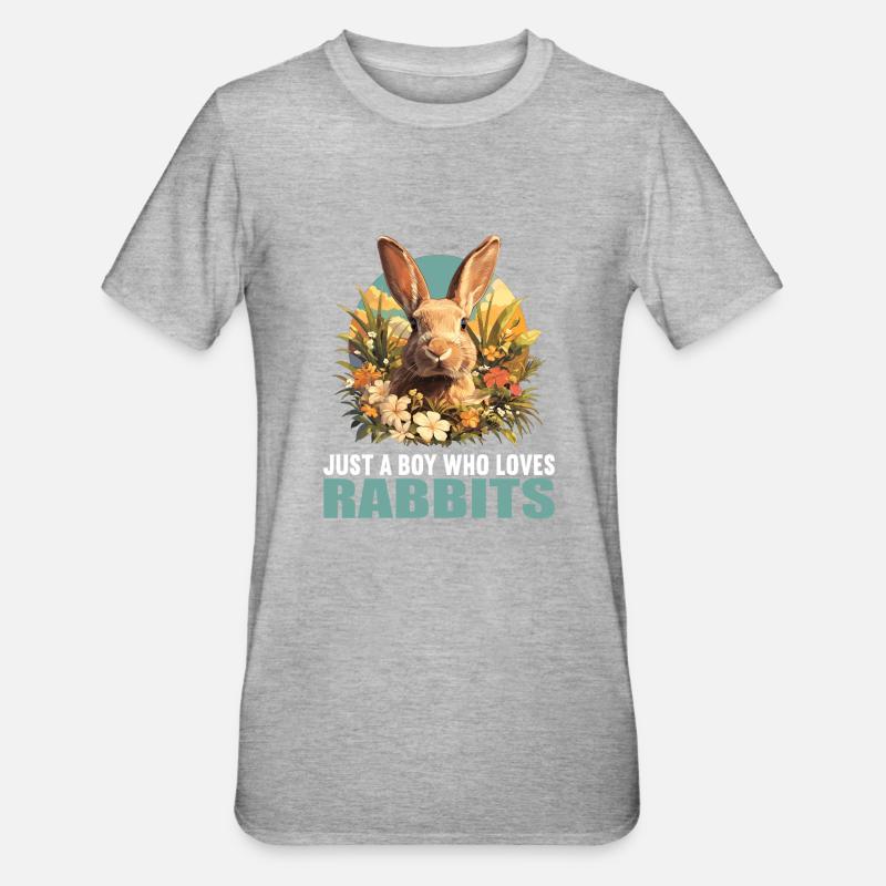 Lapin Lapin - T-shirt polycoton Unisexe - gris chiné