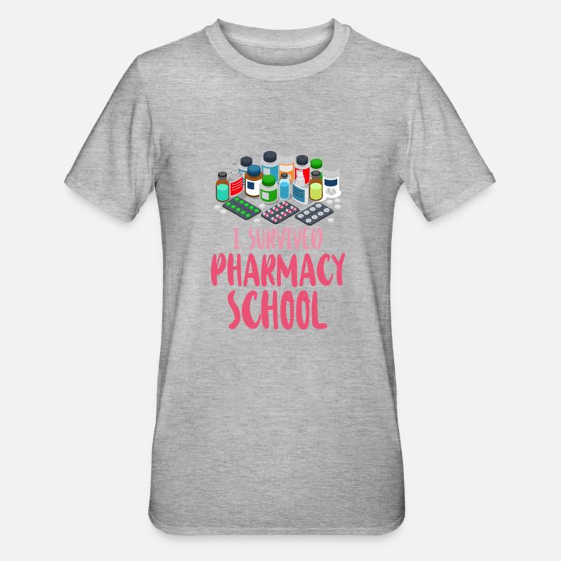 Pharmacy Tech Technician - Unisex Polycotton T-Shirt - heather grey