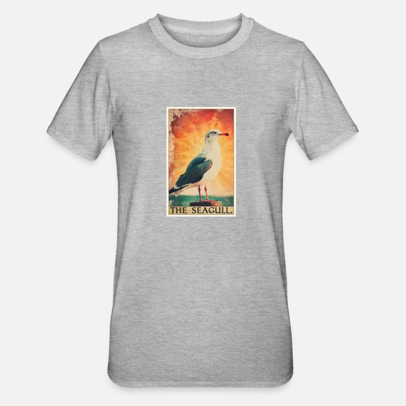 Mouettes Mouette - T-shirt polycoton Unisexe - gris chiné