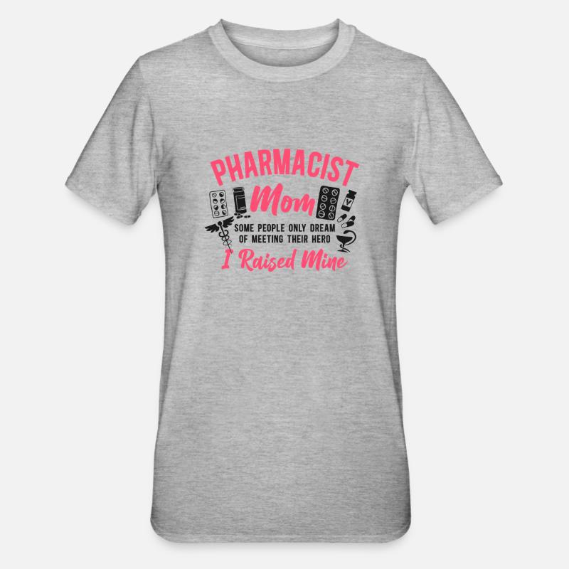 Pharmacy Tech Technician - Unisex Polycotton T-Shirt - Grau meliert