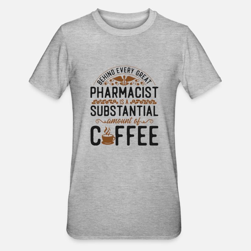 Pharmacy Tech Technician - Unisex Polycotton T-Shirt - heather grey