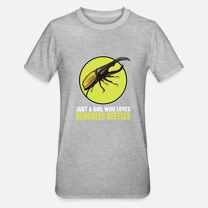 Hercule coléoptère - T-shirt polycoton Unisexe - gris chiné