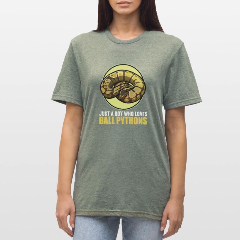 Ball Python Roi Python Roi Python T-shirt polycoton Unisexe