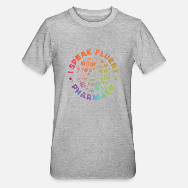 Pharmacy Tech Technician - Unisex Polycotton T-Shirt - heather grey