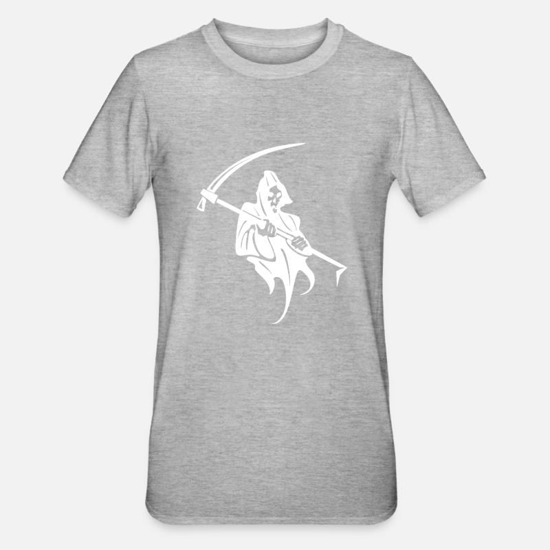 Grim Reaper, Reaper - T-shirt polycoton Unisexe - gris chiné