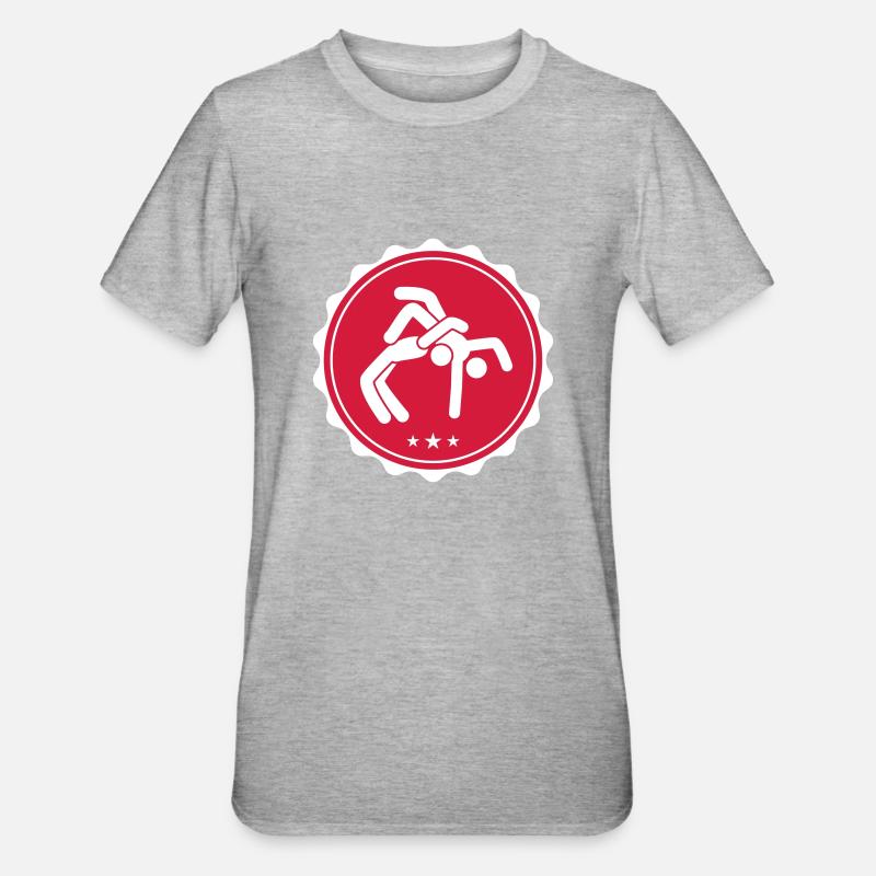 Lutte lutte - T-shirt polycoton Unisexe - gris chiné