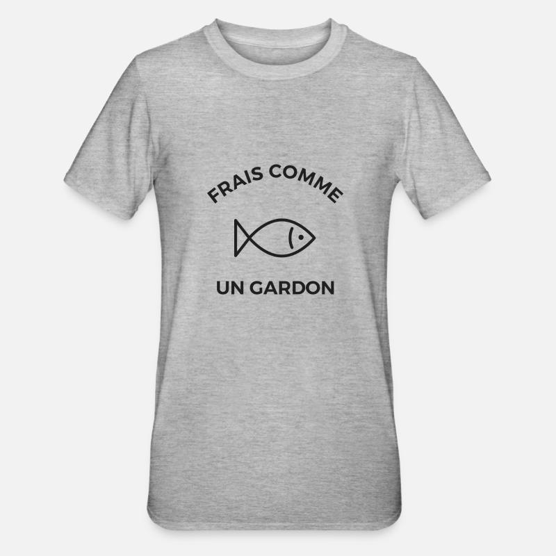 Frais comme un gardon - T-shirt polycoton Unisexe - gris chiné