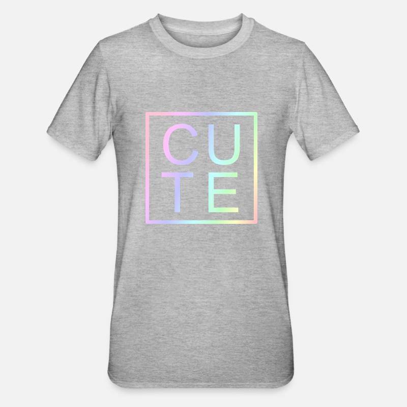Mignon, Mignone - T-shirt polycoton Unisexe - gris chiné