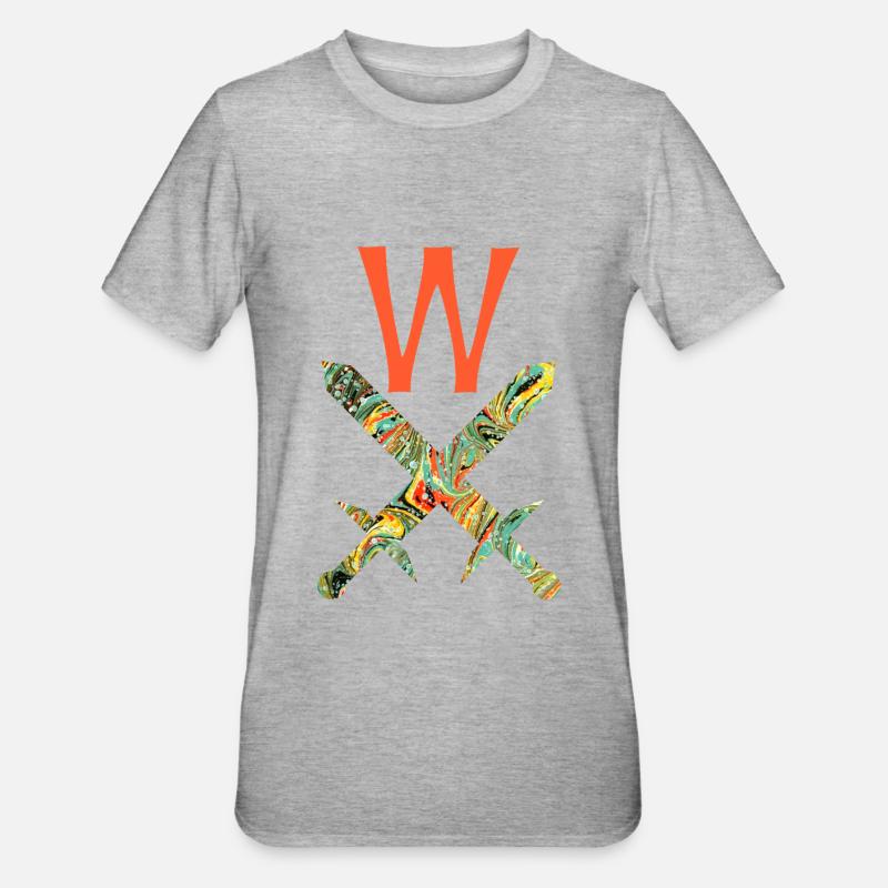 Épées croisées E 200 W - T-shirt polycoton Unisexe - gris chiné