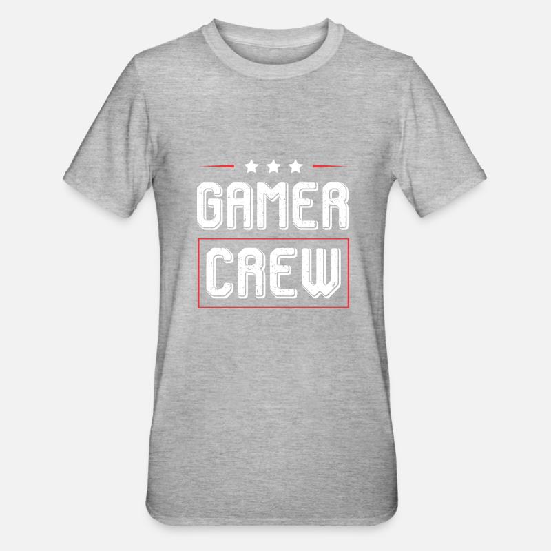 Équipage de joueurs - T-shirt polycoton Unisexe - gris chiné
