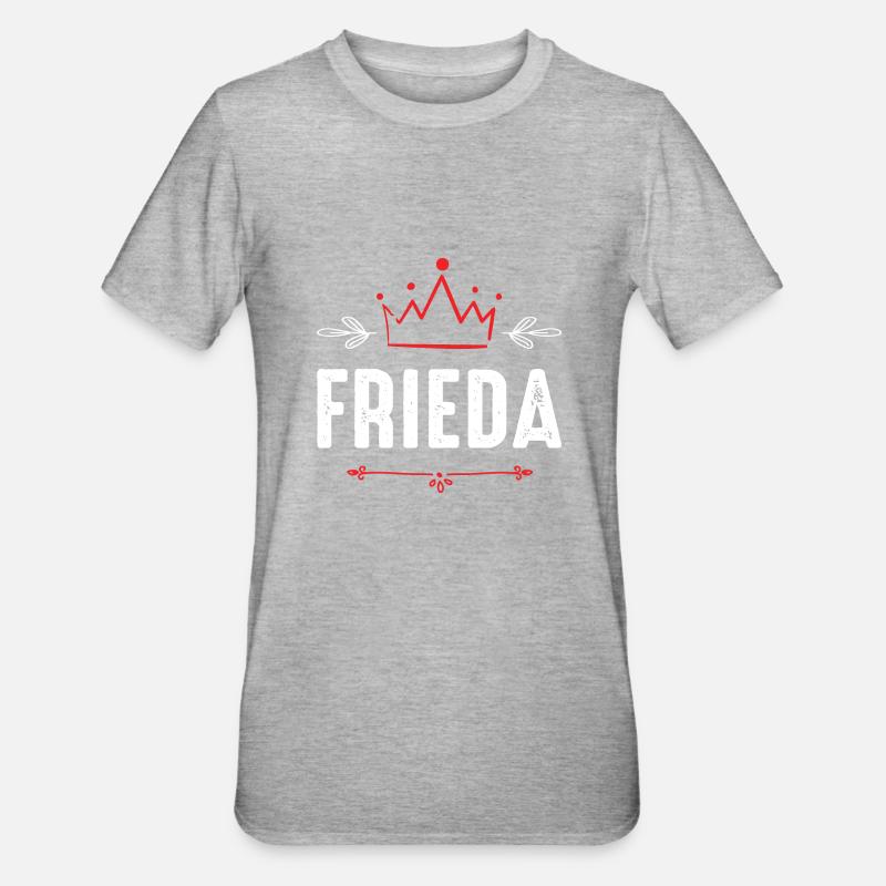 Frieda - Unisex Polycotton T-Shirt - Grau meliert