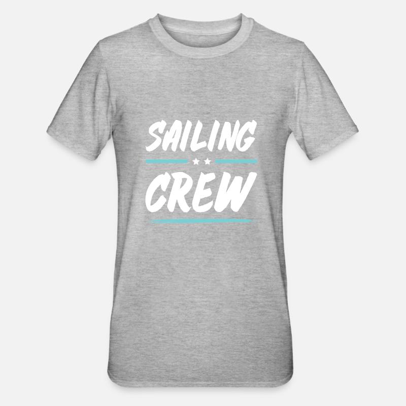 Équipage de navigation - T-shirt polycoton Unisexe - gris chiné