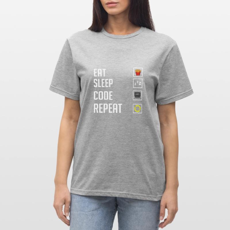 Programmeur Programmation Ordinateur Développeur Pc T-shirt polycoton Unisexe