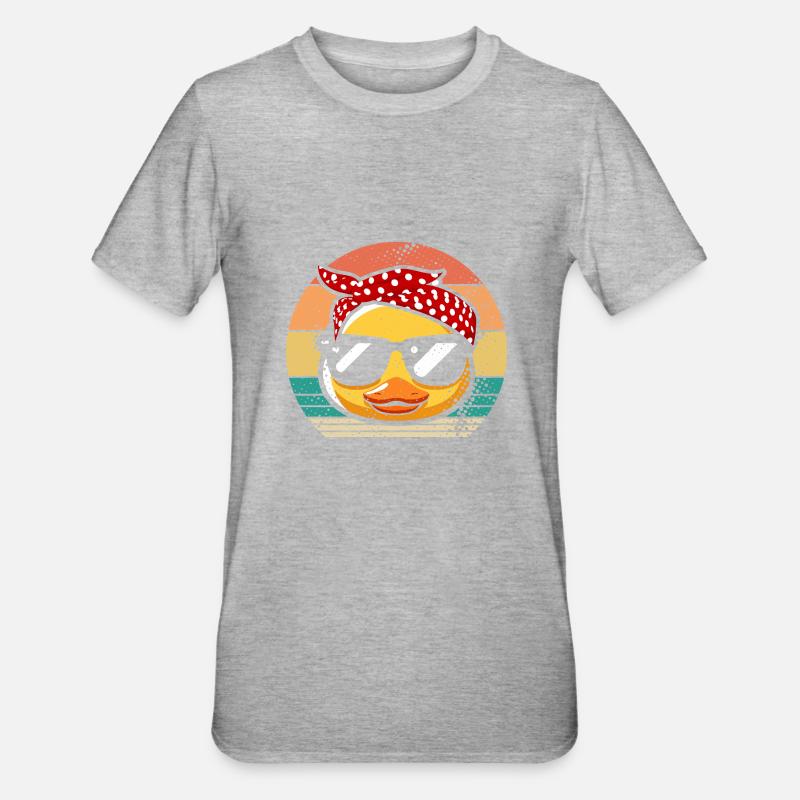 Canards - T-shirt polycoton Unisexe - gris chiné