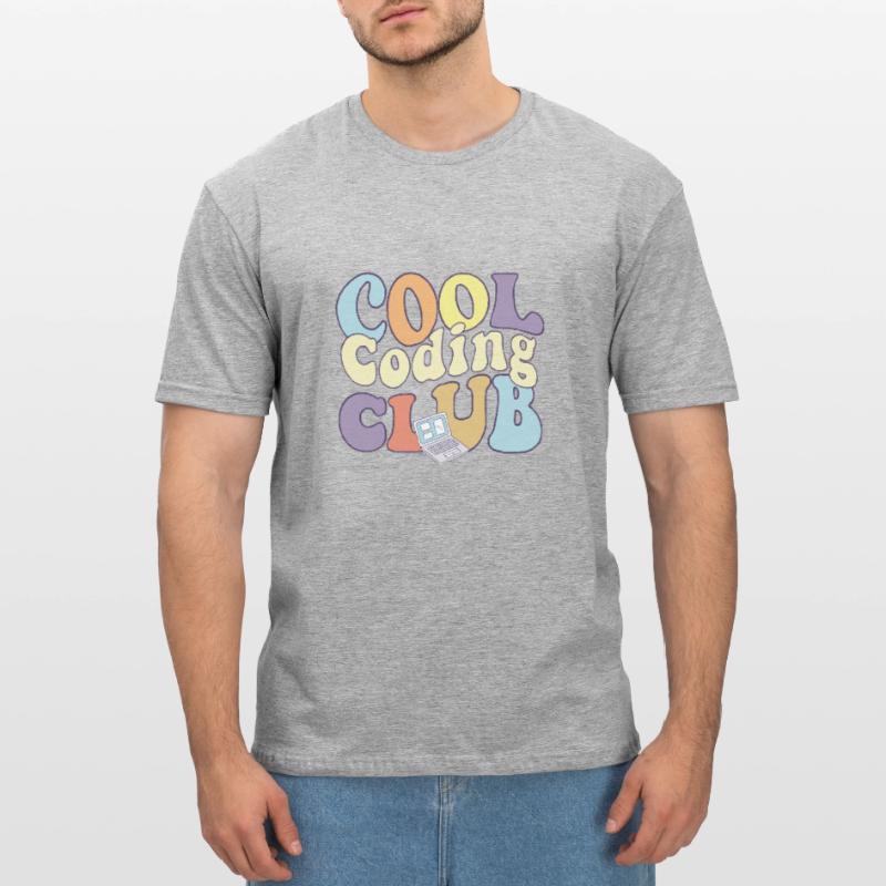 Cool Coding Club Computer Programmer Coder Unisex Polycotton T-Shirt