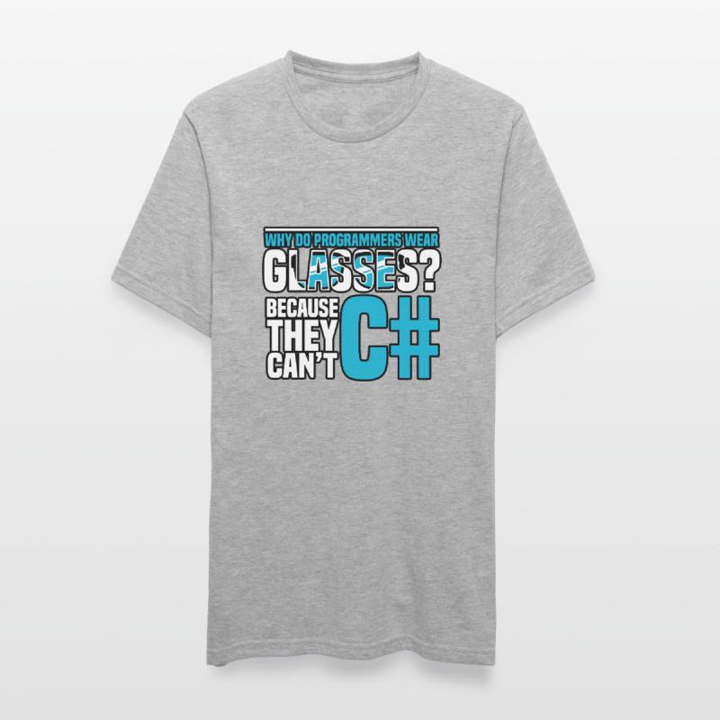 Programming Why do programmers wear glasses Unisex Polycotton T-Shirt