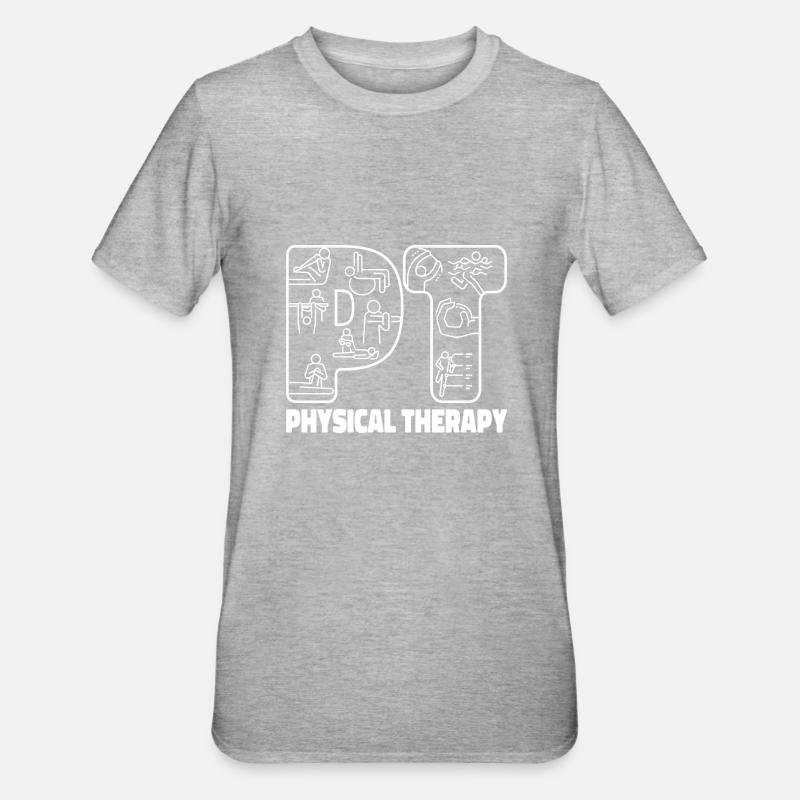 Physiothérapie physiothérapie - T-shirt polycoton Unisexe - gris chiné