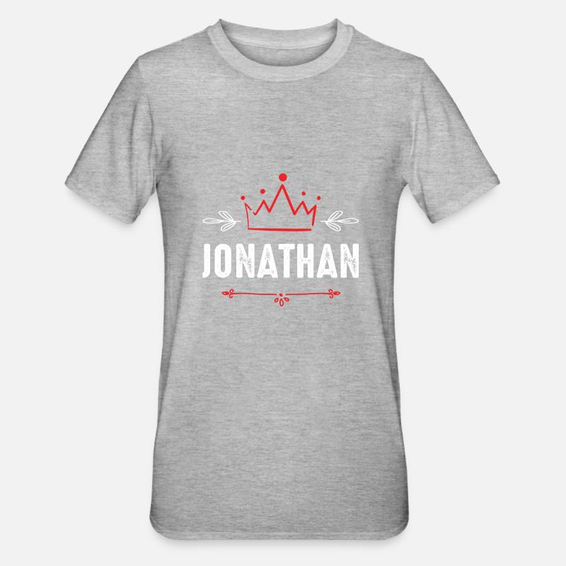 Jonathan - T-shirt polycoton Unisexe - gris chiné