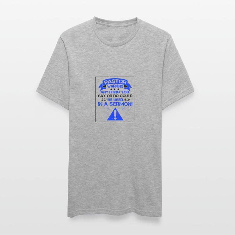 Pastor verschenkt alles, was in der Predigt gesagt oder getan wird Unisex Polycotton T-Shirt