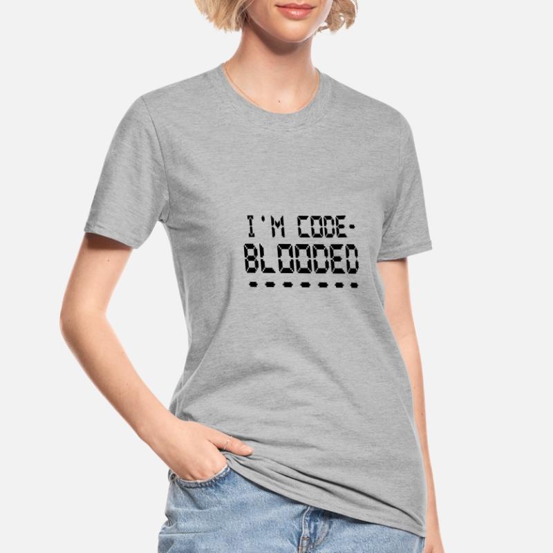 Computerprogrammierung Ich bin Code Blooded Programmierer Unisex Polycotton T-Shirt