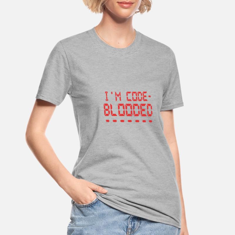Computerprogrammierung Ich bin Code Blooded Programmierer Unisex Polycotton T-Shirt