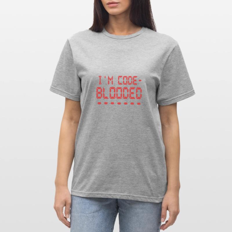 Computerprogrammierung Ich bin Code Blooded Programmierer Unisex Polycotton T-Shirt