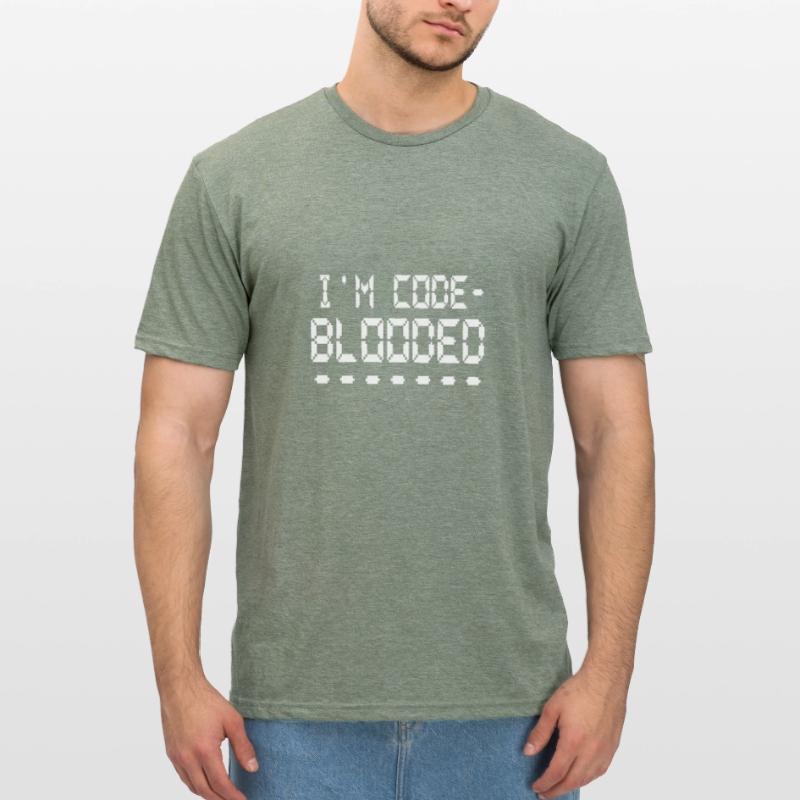 Computerprogrammierung Ich bin Code Blooded Programmierer Unisex Polycotton T-Shirt