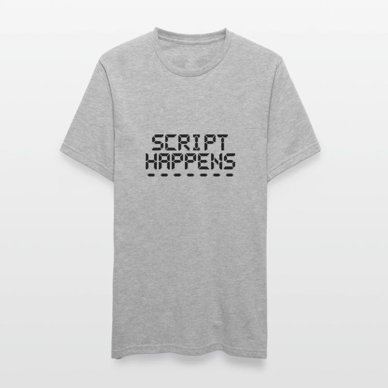 Computerprogrammierskript passiert Programmierer Unisex Polycotton T-Shirt