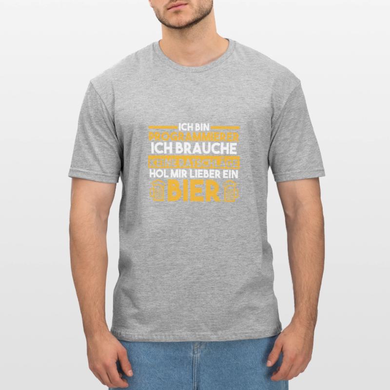 Programmieren Entwickler Coder Bier Programmierer Unisex Polycotton T-Shirt