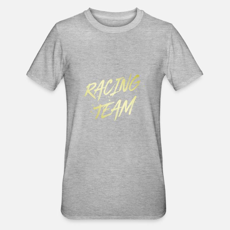 Équipe de course - T-shirt polycoton Unisexe - gris chiné