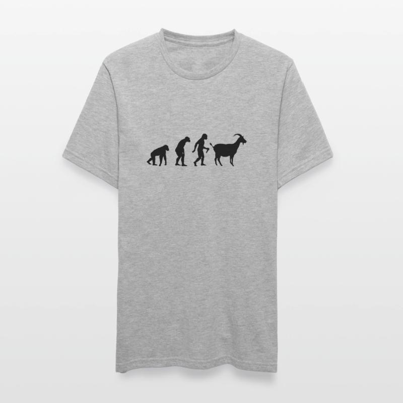 L'évolution de la chèvre T-shirt polycoton Unisexe