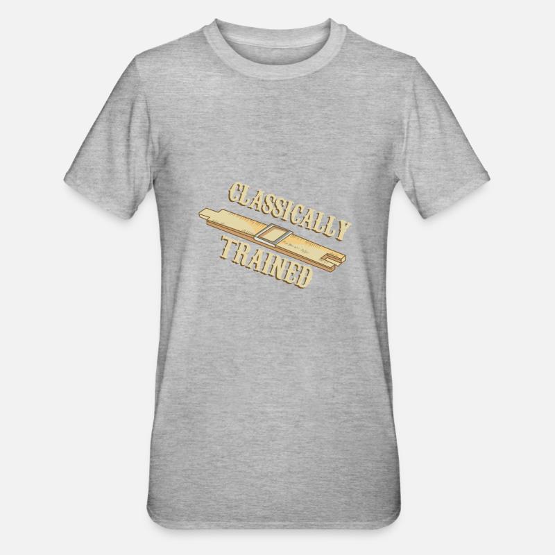 Classically Trained - Unisex Polycotton T-Shirt - Grau meliert