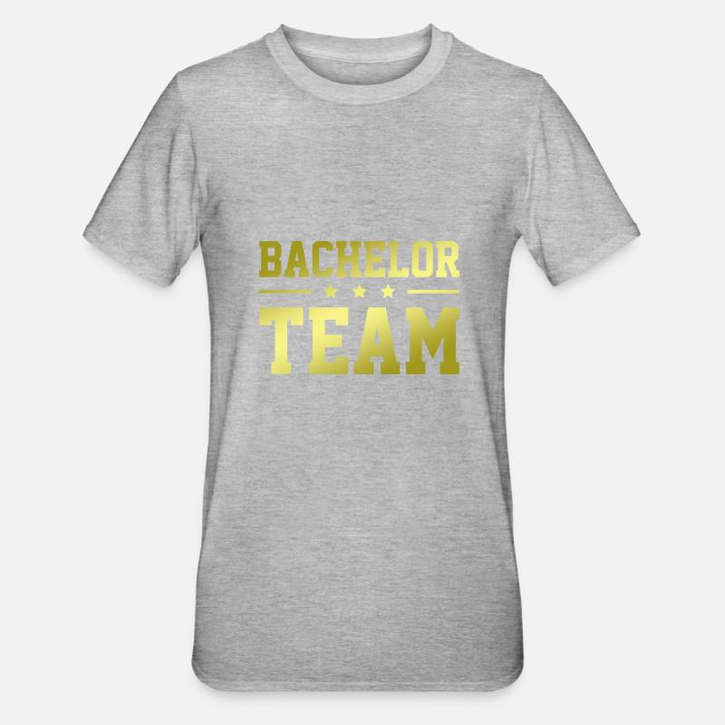Équipe Bachelor - T-shirt polycoton Unisexe - gris chiné