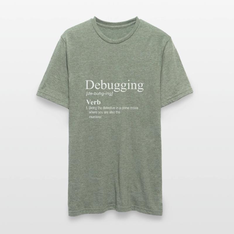 debugging programmer computer science computer nerd Unisex Polycotton T-Shirt